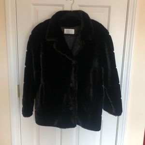 Saks Fifth Ave Faux Fur Teddy Coat